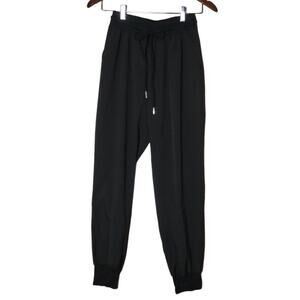 Wishful Thinking Joggers Pull On Comfy Lounge Pants Womens S Black